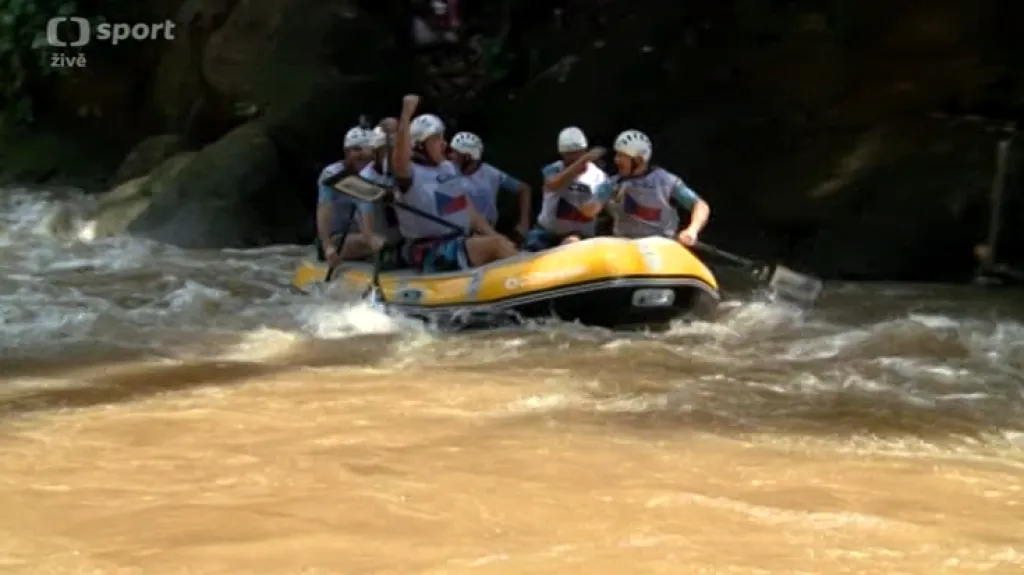 České raftařky slaví na MS bronz