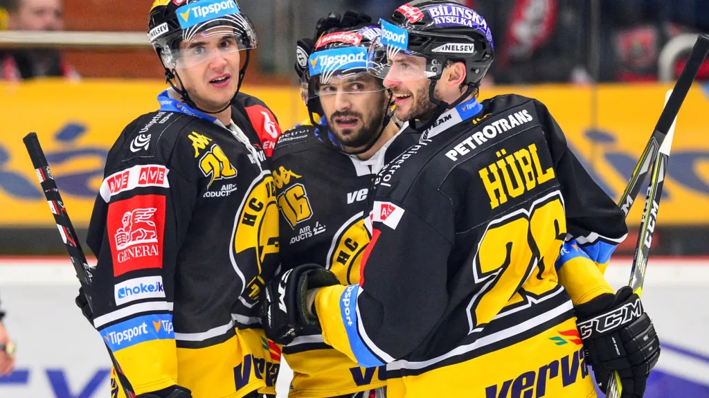 Radost hokejistů Litvínova