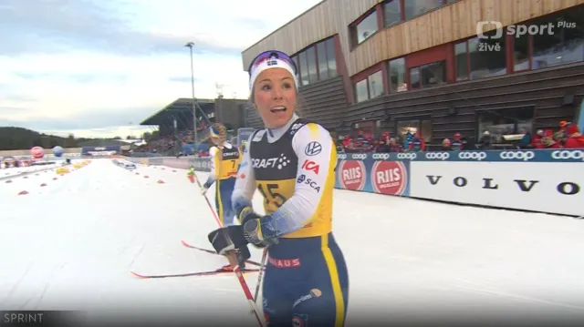 Vítězství Johanny Hagströmové ve sprintu v Trondheimu