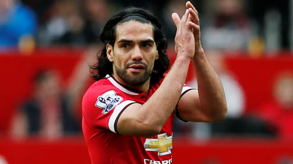 Radamel Falcao v dresu Manchesteru United