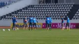 Reprezentanti absolvovali poslední trénink v Praze a míří do Plzně
