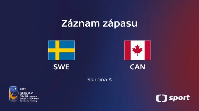 Záznam utkání Švédsko – Kanada