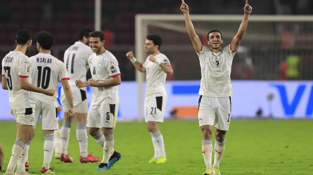 Radost fotbalistů Egypta