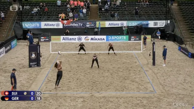 Švýcarkám se na plážovém ME daří