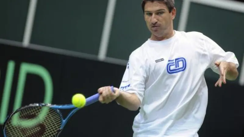 Jan Hájek na tréninku v ostravské ČEZ aréně