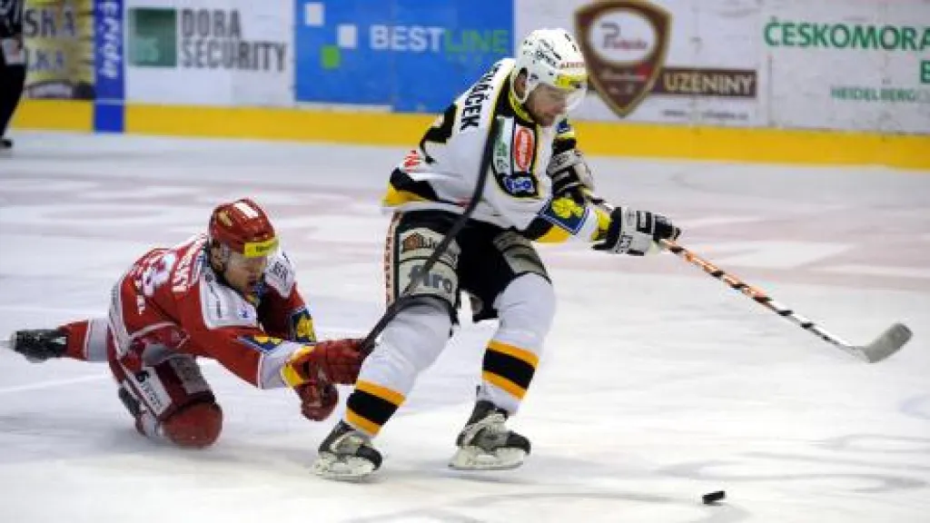 Utkání HC Benzina Litvínov - HC Oceláři Třinec