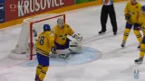 Gól v utkání Švédsko - Kanada: Ekblad  - 3:1 (27. min.)