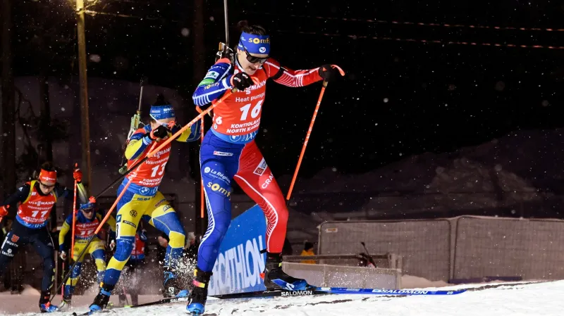 Sestřih stíhačky biatlonistek v Kontiolahti