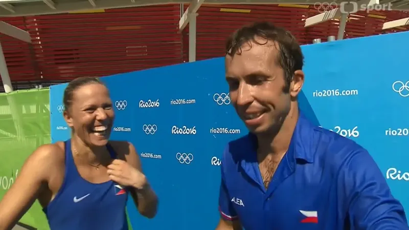 Hradecká a Štěpánek porazili Indy a získali na OH bronz v mixu