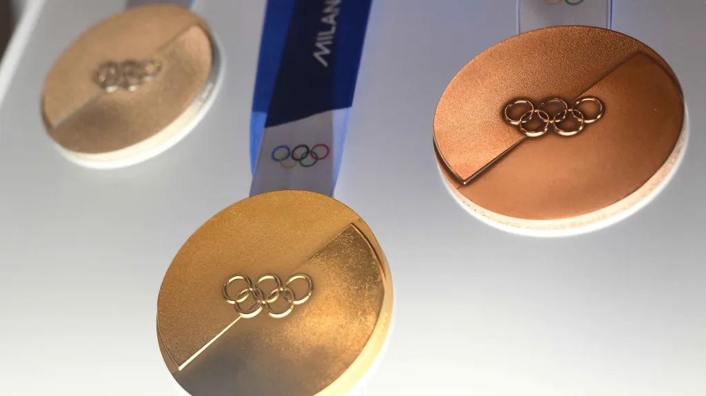 Medaile pro OH v Miláně a Cortině