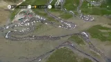 Poslední kilometry stoupání na Galibier