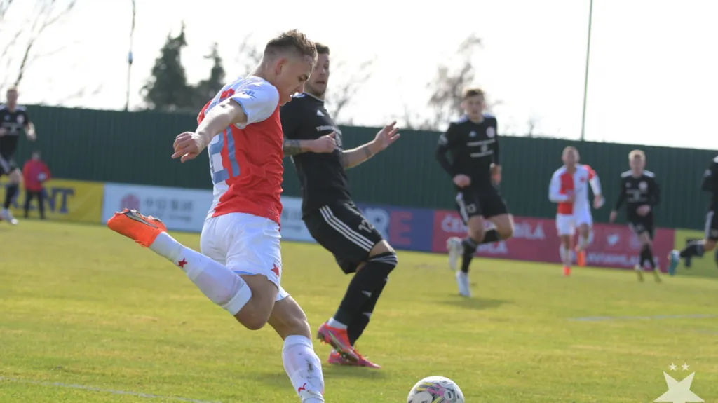 Utkání Slavie B s Třincem