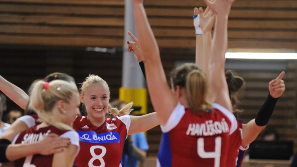 České volejbalistky