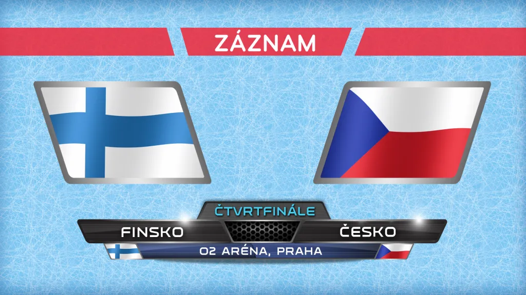 Záznam utkání Finsko - Česko