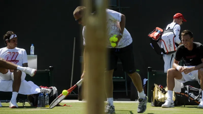 Roger Federer a Tomáš Berdych