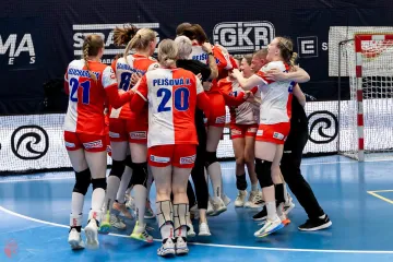 Radost házenkářek pražské Slavie