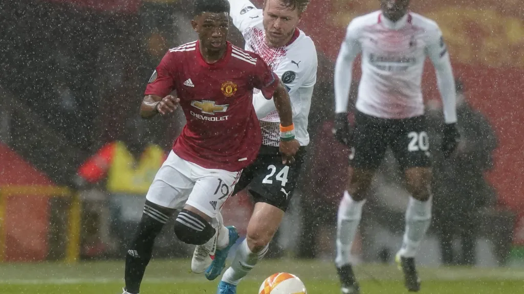 Utkání Manchester United - AC Milán