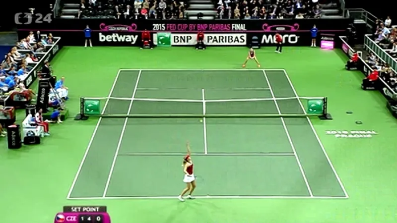 Sestřih utkání Kvitová - Šarapovová