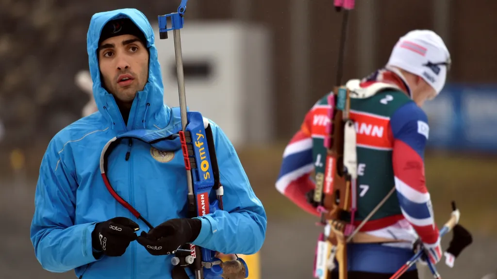 Martin Fourcade a Johannes Bö