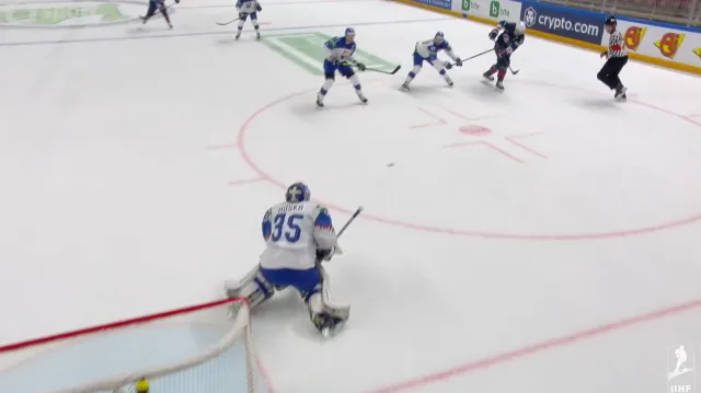 Gól v utkání USA – Slovensko: Boyle – 1:0 (14. min.)