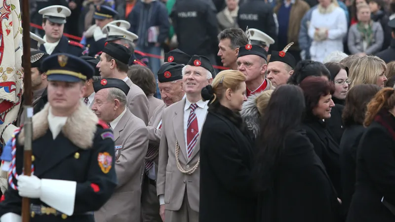 Sokolové na inauguraci Miloše Zemana