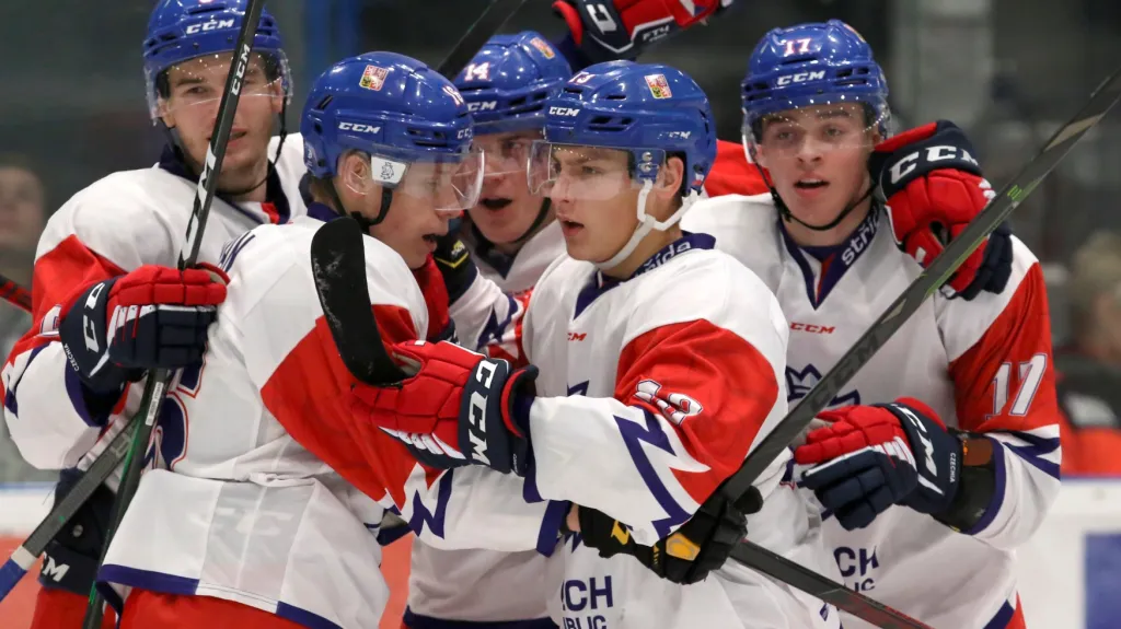 Radost hokejových reprezentantů do 20 let