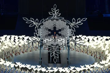 Olympijský oheň v Pekingu vzplál velmi netradičně