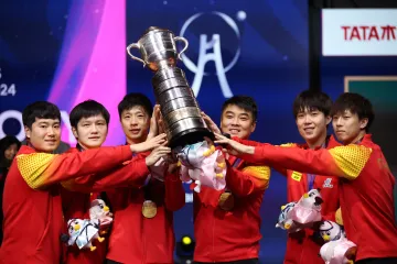 Vítězní čínští stolní tenisté