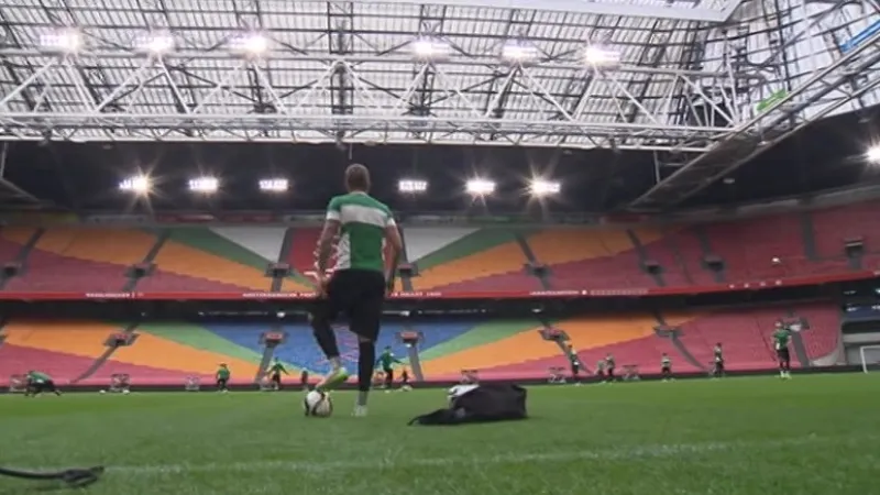 Jablonečtí si vyzkoušeli trávník amsterdamské arény, Ajax chtějí překvapit