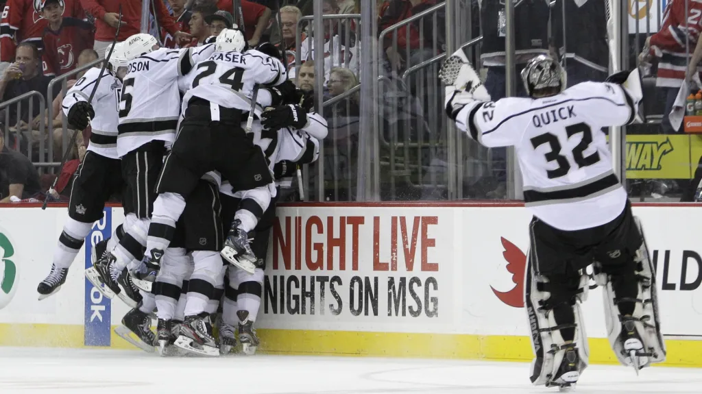 Radost hokejistů Los Angeles