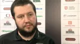 Předávání stříbrných medailí s ohlasem trenéra Chodova Ondřeje Neumanna