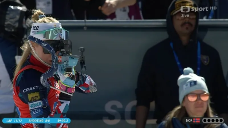 Sestřih štafety biatlonistek SP v Soldier Hollow