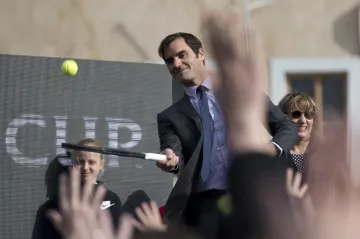 Roger Federer v Praze