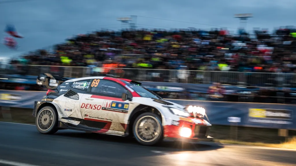 Kalle Rovanperä na Středoevropské rallye