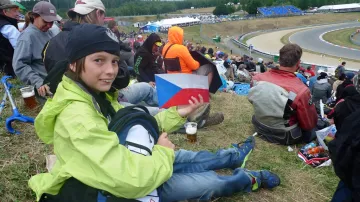 Fanoušci na Velké ceně ČR