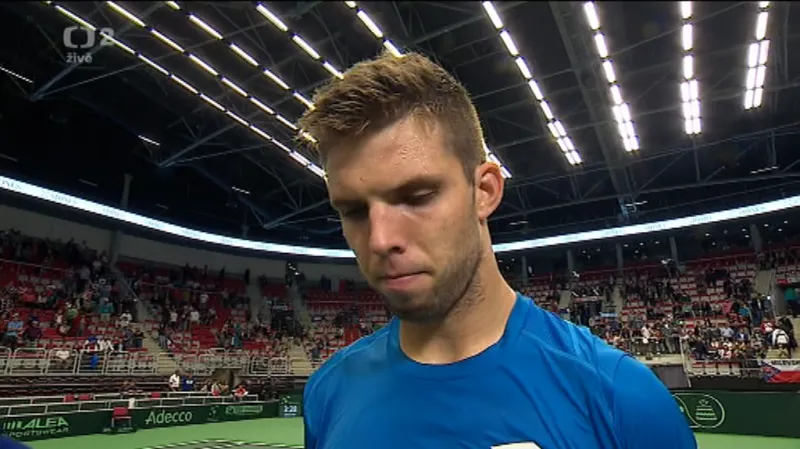 Veselý: Celý týden mi nefungovalo podání, byl jsem zbytečně nervózní