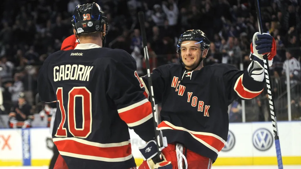 Radost hokejistů Rangers