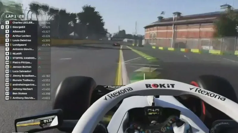 Leclerc si podmanil virtuální Velkou cenu formule 1 v Melbourne