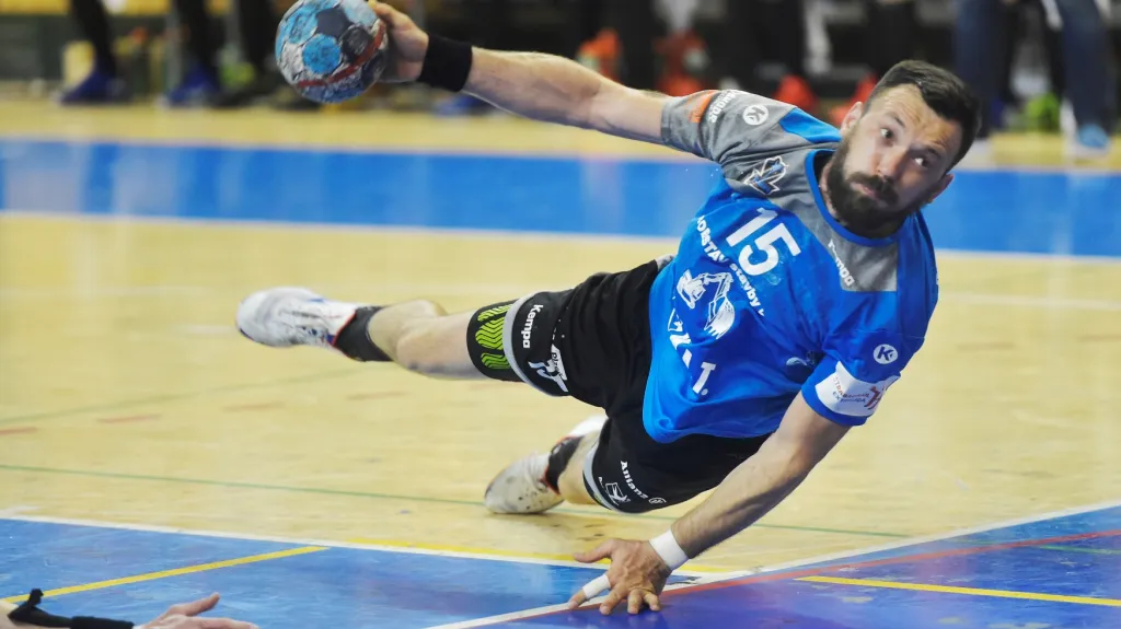 Plzeňský házenkář Milan Ivancev