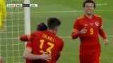 Gól v utkání Wales - Česko: Colwill - 1:1 (34. min.)