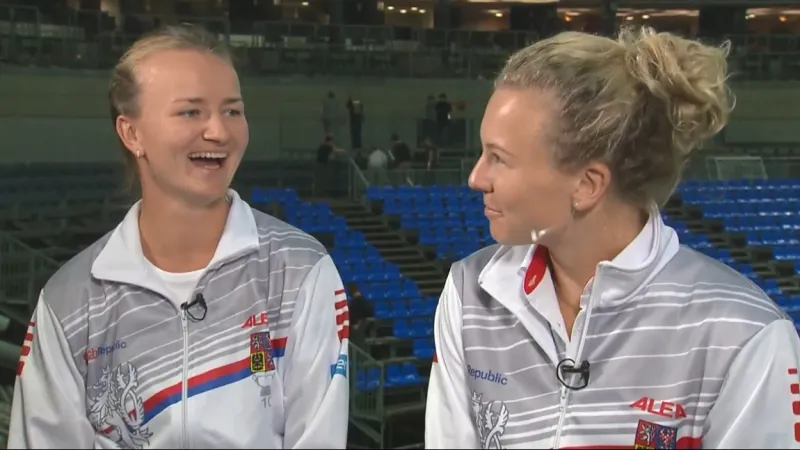 Dvojrozhovor Krejčíkové a Siniakové v Ozvěnách Fed Cupu