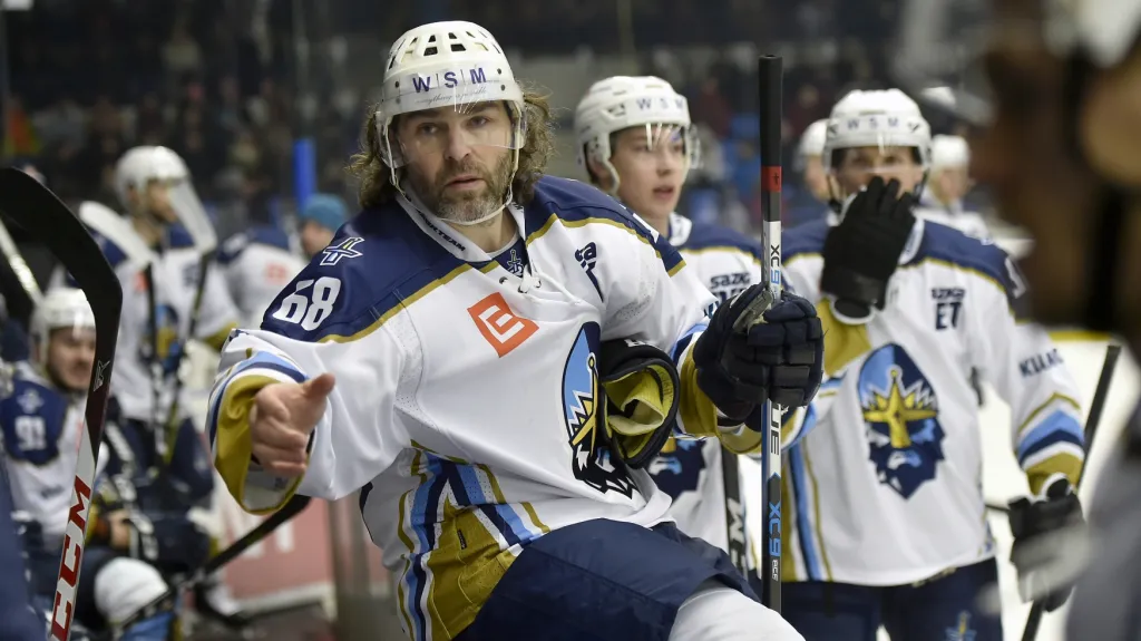 Jaromír Jágr v dresu Kladna