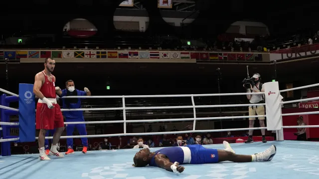 Záznam boxerského finále mužů do 91 kg