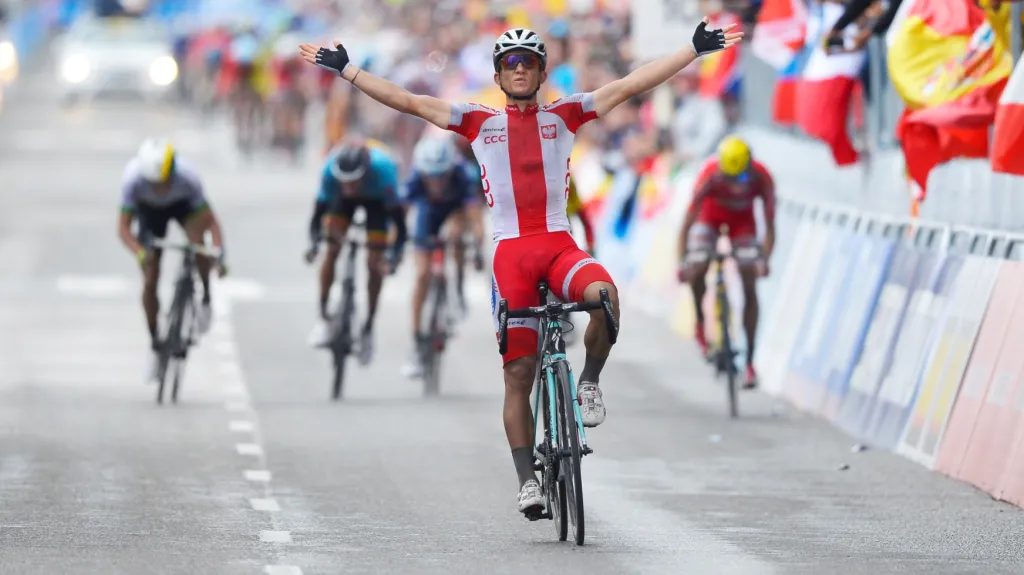 Slavící Michal Kwiatkowski