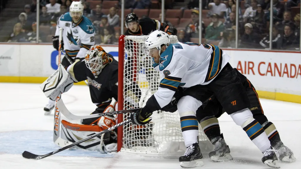 Martin Havlát v dresu San Jose