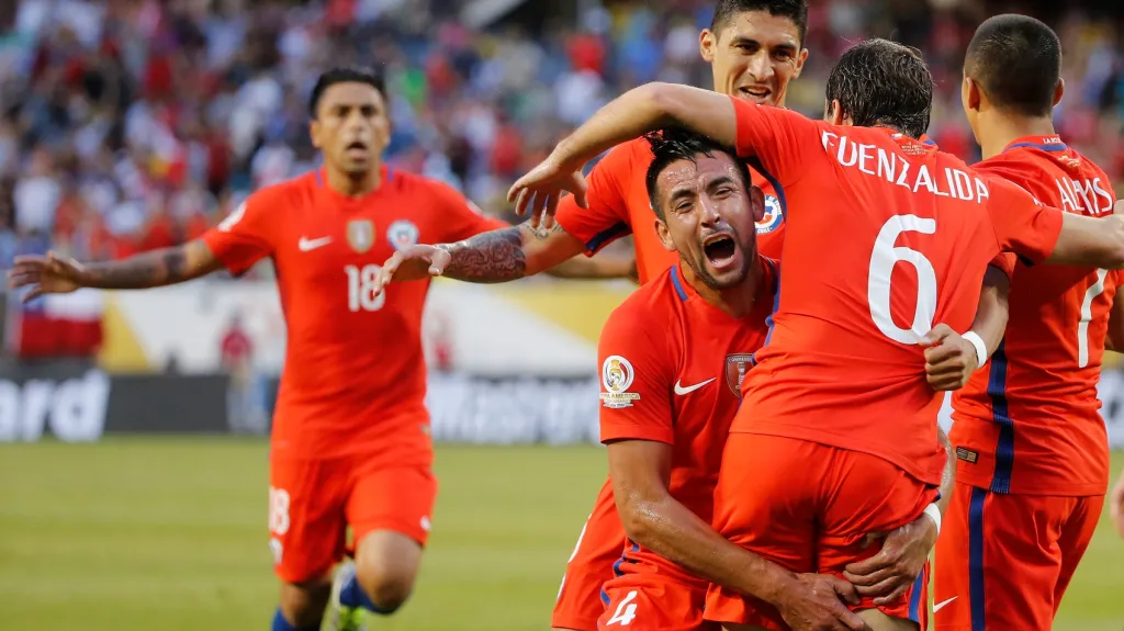 Radost chilských fotbalistů