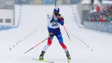 Sestřih závodu biatlonistek s hromadným startem