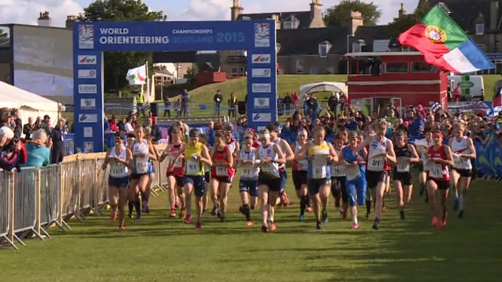 Sprintové štafety se běžely i na pobřeží Severního moře