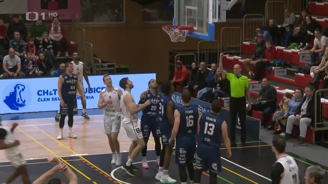 Sestřih basketbalového utkání Pardubice – Děčín