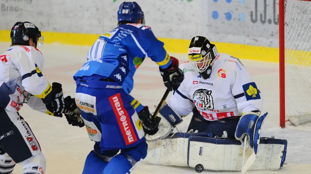 Marek Shwarz v utkání Brno - Liberec